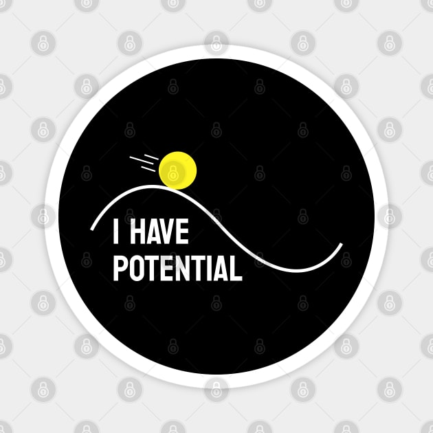 Cool Math Games - I Have Potential Curved Line Magnet by souvikpaul